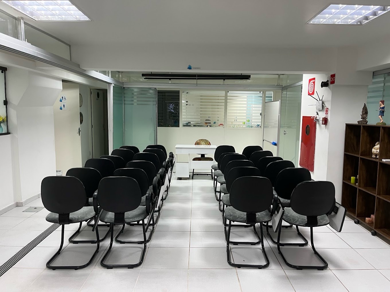 Sala montada em auditório